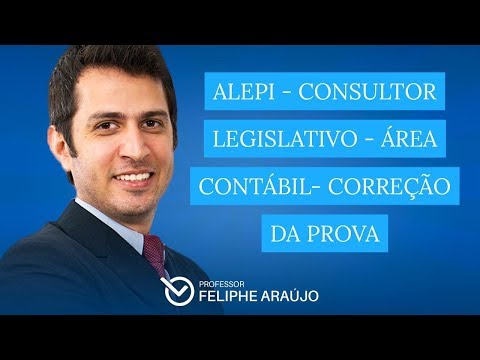 Correção prova ALEPI - Área Contábil
