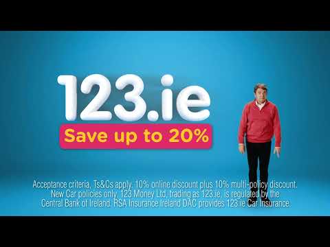 123 ie Car Insurance | Save up to 20% Online | Squiggly Lines | TV Ad
