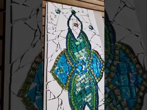 ENORME Fresque Murale Mosaïque, part 2.  #asmr #mosaic #glassart #art
