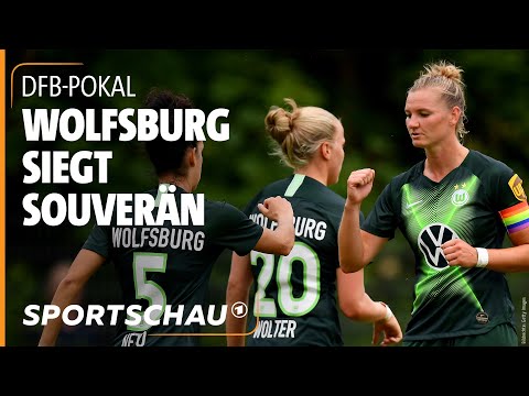 DFB-Pokal: Wolfsburg zieht mit Gala-Vorstellung ins Finale ein | Sportschau