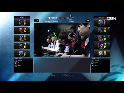 KOO vs NJE Game 1 Highlights - KOO TIGERS vs NAJIN E-MFIRE - Week 10 LCK Champions Korea Summer 2015