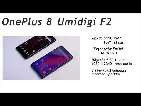 OnePlus 8 vs. Umidigi F2