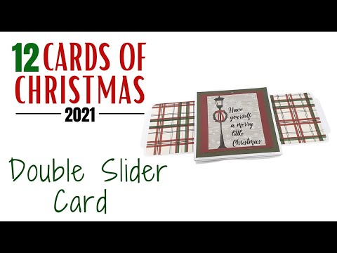 12 Tarjetas de Navidad 2021 - Tarjeta Doble Deslizante