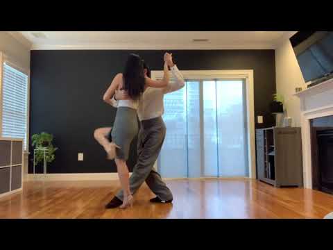 Argentine Tango Vocabulary: Gancho Variations 2: from mirror position, molinetes, turbo, and more