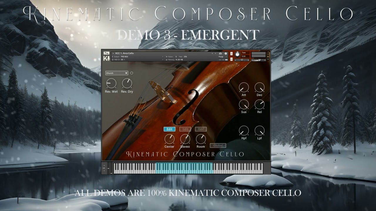 Kinematic Composer Cello // Audio Demos // Kontakt