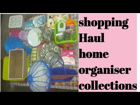 Shopping Haul / My home collections for neat organisation/kitchenwares(with price) Video