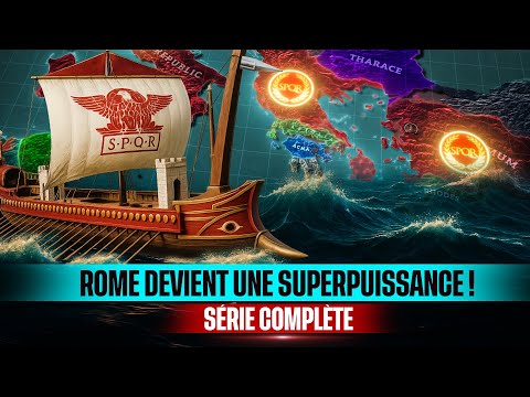 Rome devient une superpuissance ! Les guerres puniques et la conquête de la Grèce | Série complète