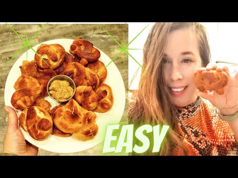 How to Make Buttery Soft Pretzels at Home | Super Easy Baked Pretzel Recipe | Pretzel Dough Rolling