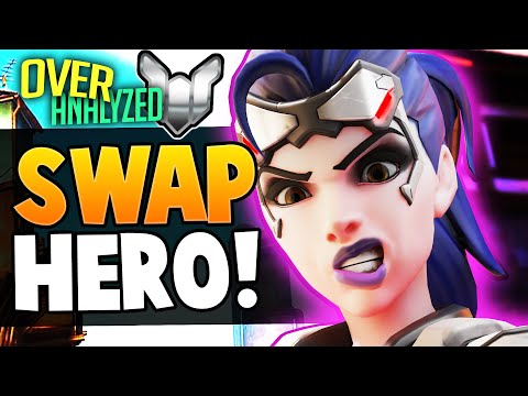Overwatch Coaching - SWAP HERO NOW! (how NOT to counter pick!) - [OverAnalyzed]
