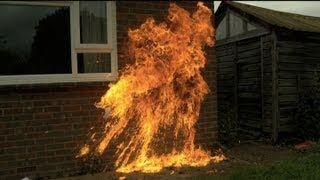 Molotov Cocktail in Slow Motion - The Slow Mo Guys