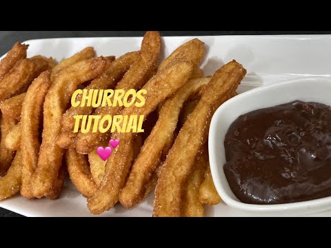 Easy & Simple Churros and Chocolate Ganache Recipe// Lima’s Kitchen
