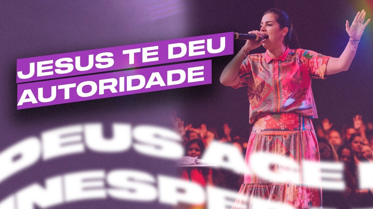 JESUS TE DEU AUTORIDADE | Camila Barros