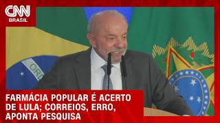 Vídeo: Atlas: Farmácia Popular é maior acerto de Lula; Correios estatizados, pior | CNN NOVO DIA