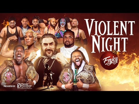 Enjoy Wrestling: Violent Night | FULL SHOW | Paul London | Sonny Kiss | Dog Collar match & More!
