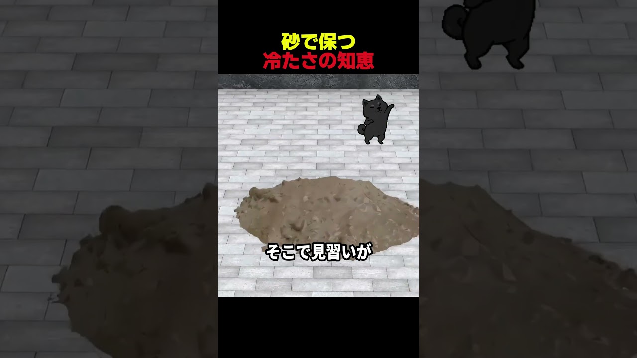 砂で保つ冷たさの知恵