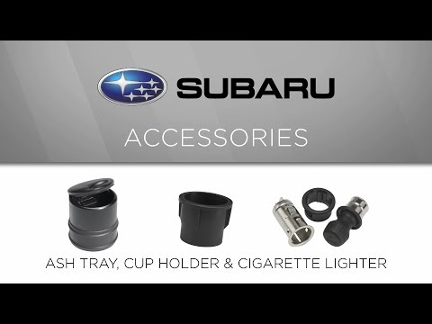 Genuine Subaru Accessory - Ash Tray Cup Holder and Cigarette Lighter Kit
