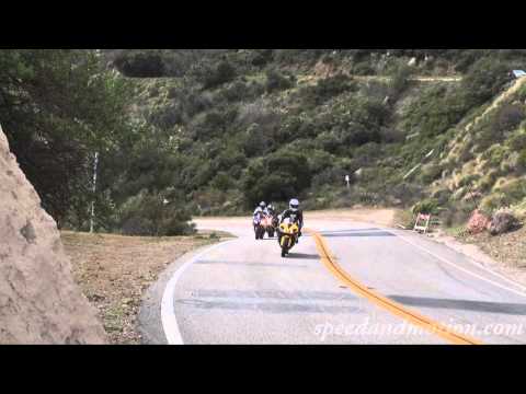 Motorcycles on Mulholland 3/06/11