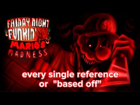 (almost) all the references in Mario's madness v2 (Christmas special)