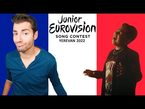 France/Francia Lissandro "Oh Maman" Reacción/Reaction JESC 2022