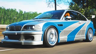 BUILDING THE ICONIC NFS Most Wanted BMW M3 GTR IN FORZA HORIZON 4