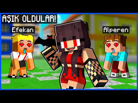 EFEKAN FELL IN LOVE WITH THE NEW GIRL WHO JUST CAME TO TOWN 😂😍🥰 - Minecraft