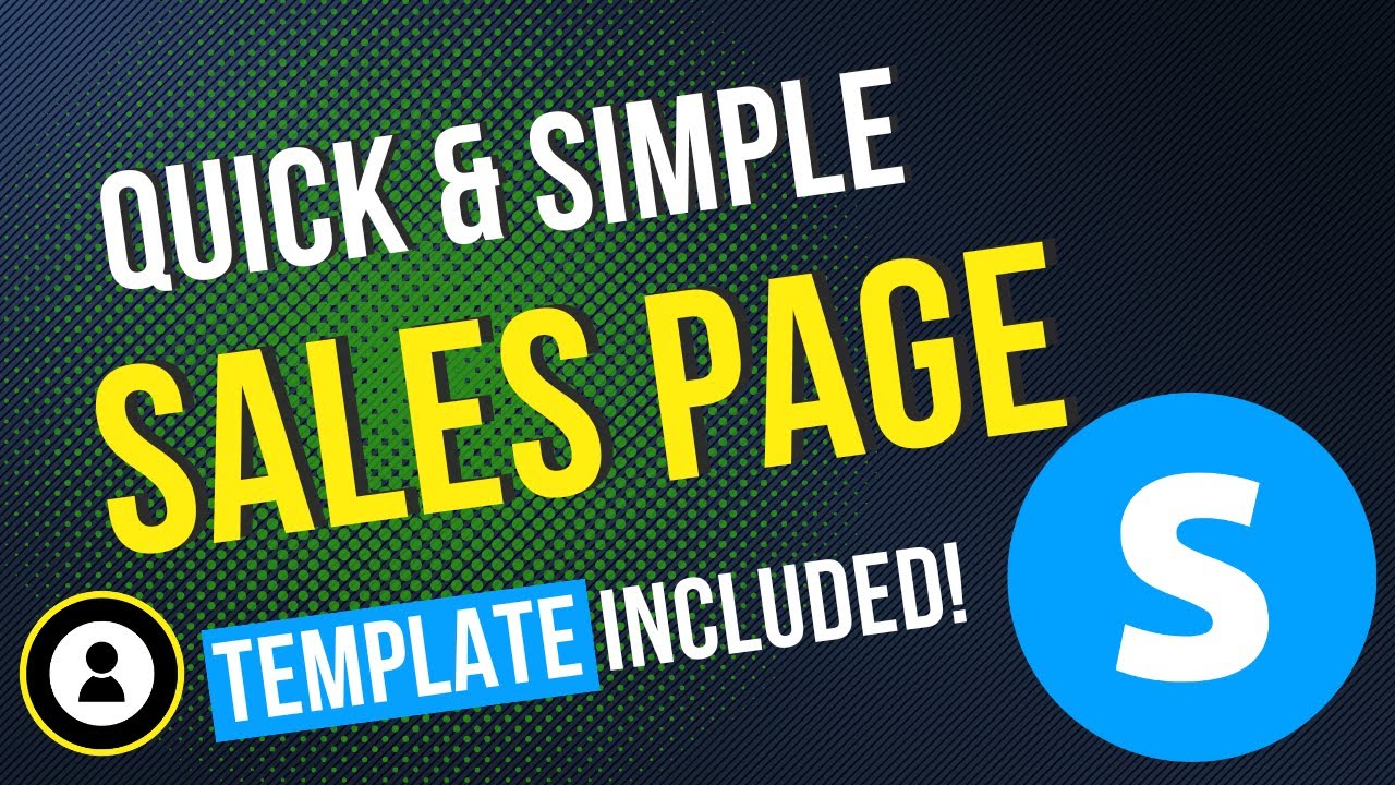 How to have a Quick & Simple Sales page Ready in Less Than an Hour (FREE Template Included!)