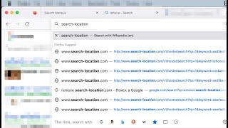 Search-location.com redirect virus removal (Mac).