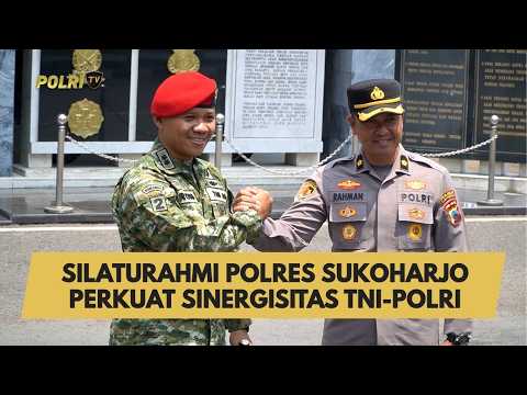 SILATURAHMI POLRES SUKOHARJO PERKUAT SINERGISITAS TNI-POLRI