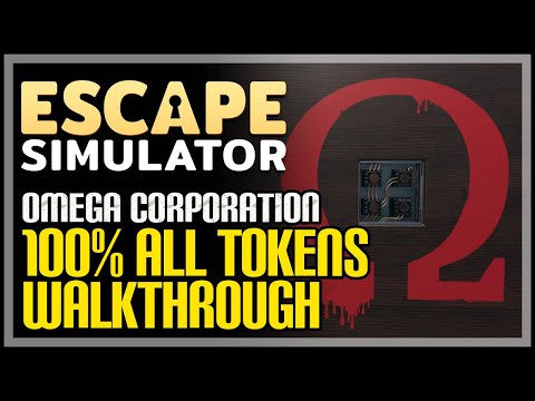 Escape Simulator Omega Corporation 100% Walkthrough - All Tokens
