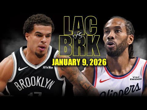 Los Angeles Clippers vs Brooklyn Nets Full Game Highlights – January 9, 2026 | NBA Season