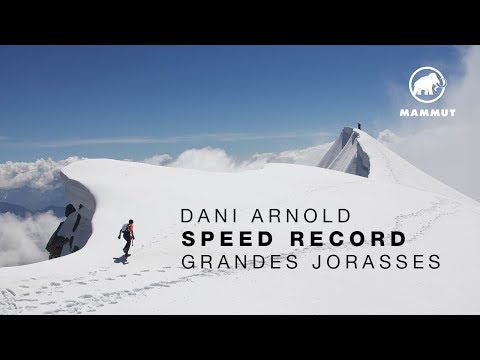 Dani Arnold - Speed Record  on the Grandes Jorasses north face