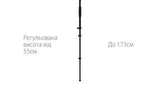 Foldable survey pole TS180