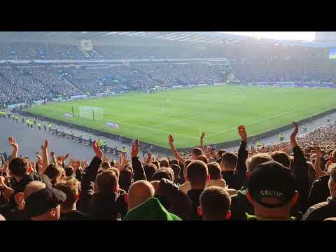 Celtic fans sing Discoland at Hampden | Celtic 2-1 Rangers | Cup final 26th February 23