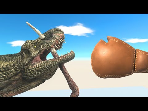 Boxing Glove Kick into Tentacles - Animal Revolt Battle Simulator