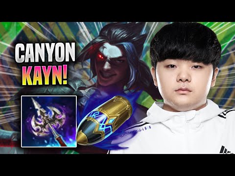 CANYON DOMINATING WITH KAYN! - DK Canyon Plays Kayn JUNGLE vs Taliyah! | Season 2022