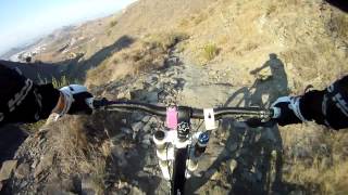 preview picture of video 'Descenso de Los Molinos y Cuesta de Las Lajas (La Unión) Downhill GoPro HD'