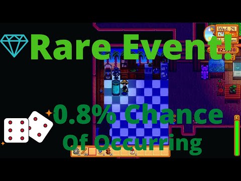 Extremely rare event in Stardew Valley (0.8% Chance)
