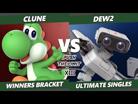 Push the Limit 13 - Clune (Yoshi) Vs. Dew2 (ROB) SSBU Ultimate Tournament