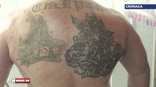 la 'ndrangheta tatuata sulla pelle