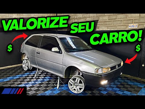 ACESSORIOS BARATOS QUE TRANSFORMAM SEU CARRO E VALORIZAM NA VENDA - PROJETO GOL