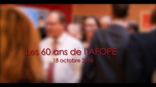 Les 60 ans de l'Afope