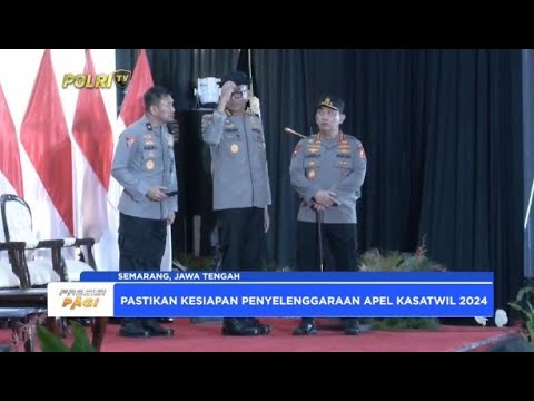 KAPOLRI CEK KESIAPAN APEL KASATWIL 2024
