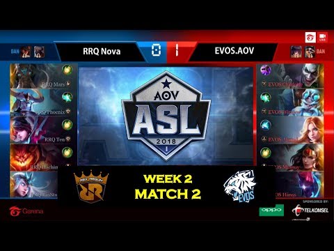 ASL 2018 Season 1 Week 2 - EVOS.AOV VS RRQ (Match 2)