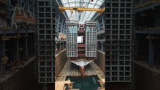 Gigantic Cruise Ship Inside the World’s Largest Dry Dock