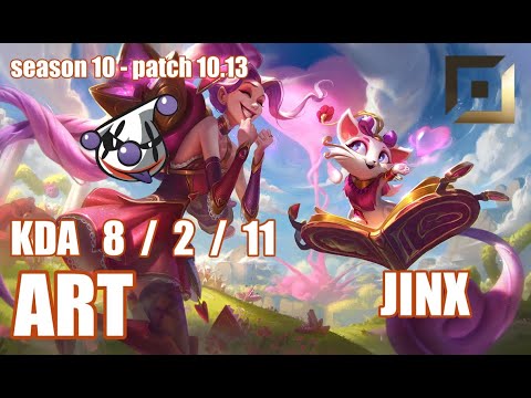 【韓国サーバー/GM】RJ ART ジンクス(Jinx) VS セナ(Senna) BOT - Patch10.13 KR Ranked【LoL】