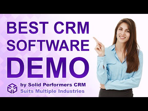CRM Software Demo - Solid Performers CRM - Suits all Industries