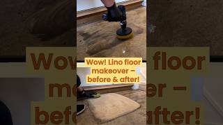 Wow! Linoleum Floor Glow-Up – Before &amp; After! #BeforeAndAfter#Linoleum#DeepClean  #Transformation