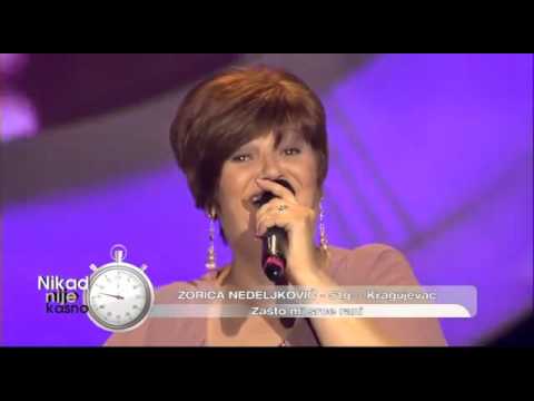 Zorica Nedeljkovic Zasto mi srce rani (live) Nikad nije kasno EM 22 22.03.16.