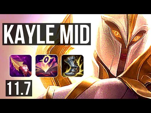 KAYLE vs EKKO (MID) | 5/0/5, Rank 15 Kayle | NA Master | v11.7