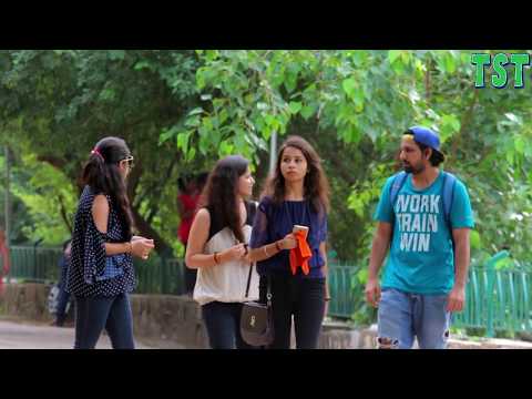 PRANK ON CUTE GIRL | BEST CUTE GIRL PRANK INDIA - TST
